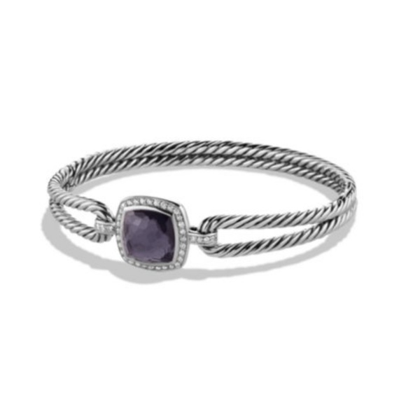 DAVID YURMAN Amethyst Diamond Albion Bracelet - Picture 1 of 8
